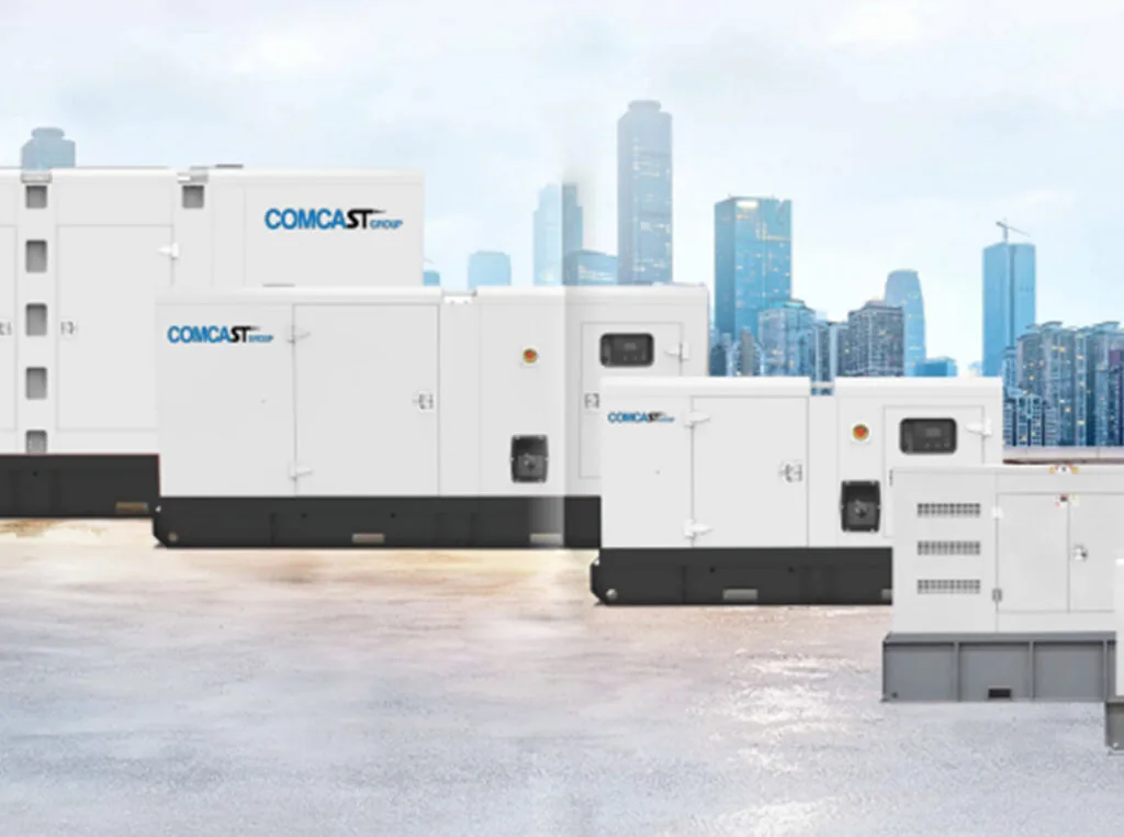 Plantas eléctricas Comcast Energy con cabina silenciosa