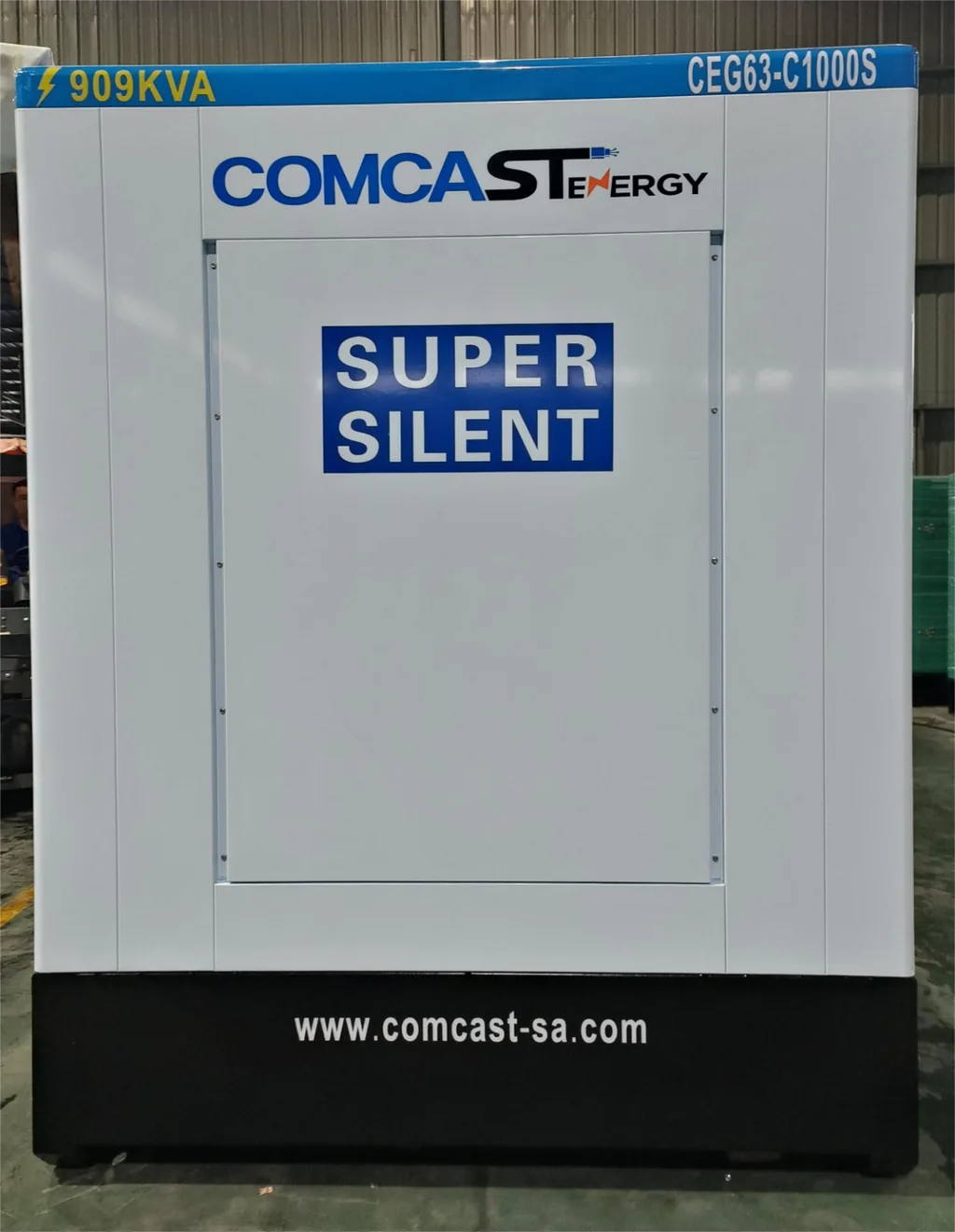 Planta 800 kW con distintivo Super Silent