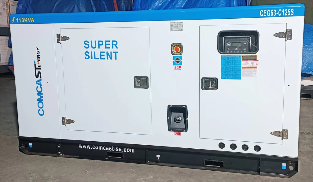 Planta 100 kW, vista del lado de control