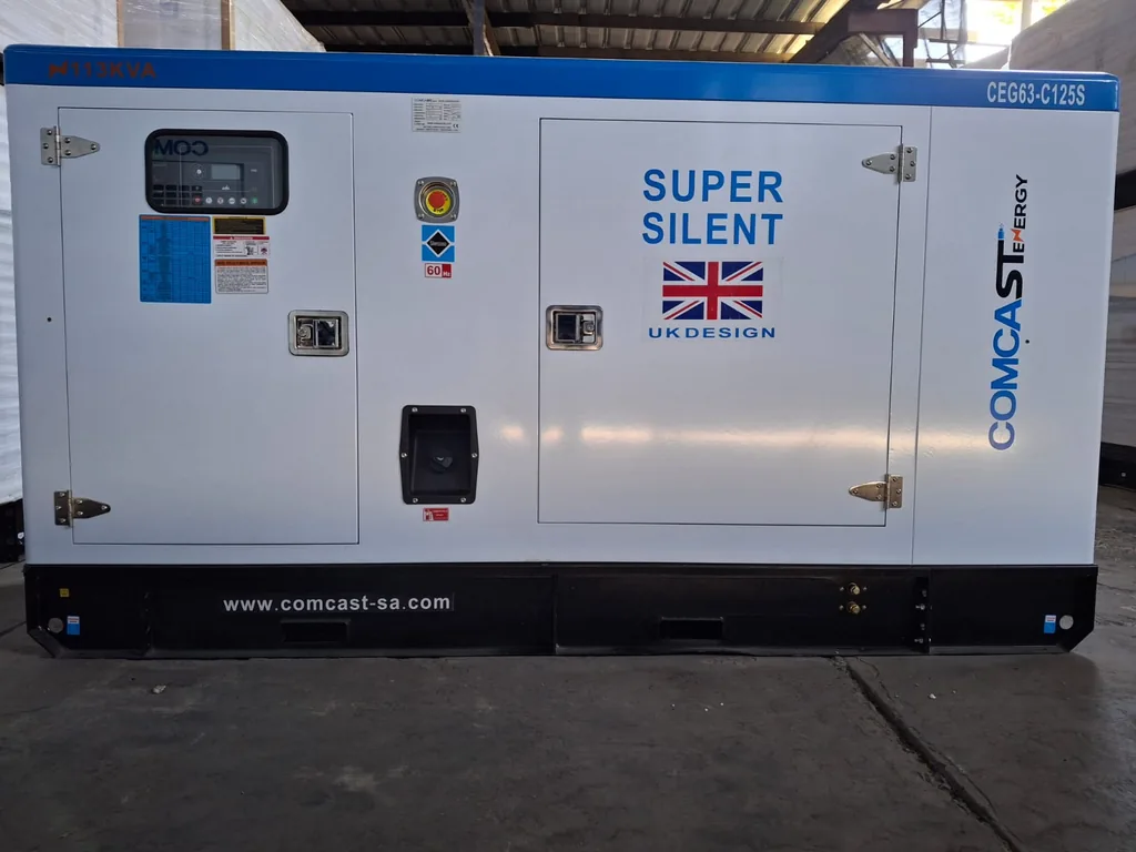 Planta 100 kW Super Silent, lado de control