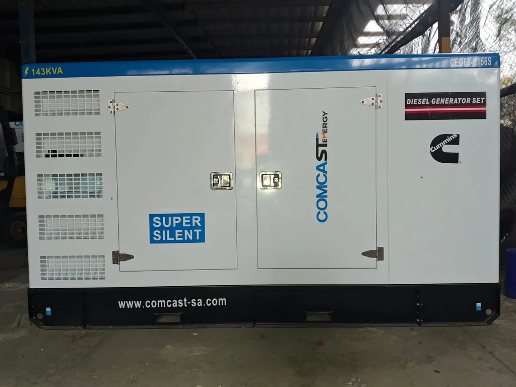 Planta 125 kW, lado de servicio