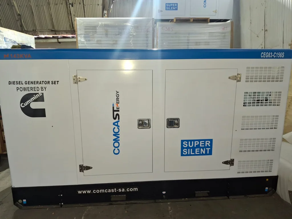 Planta 125 kW Super Silent con logo Cummins
