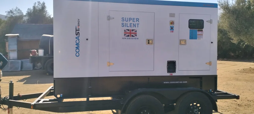 Planta 175 kW Super Silent en remolque al aire libre, modelo CEG63-C219S de 175 kW