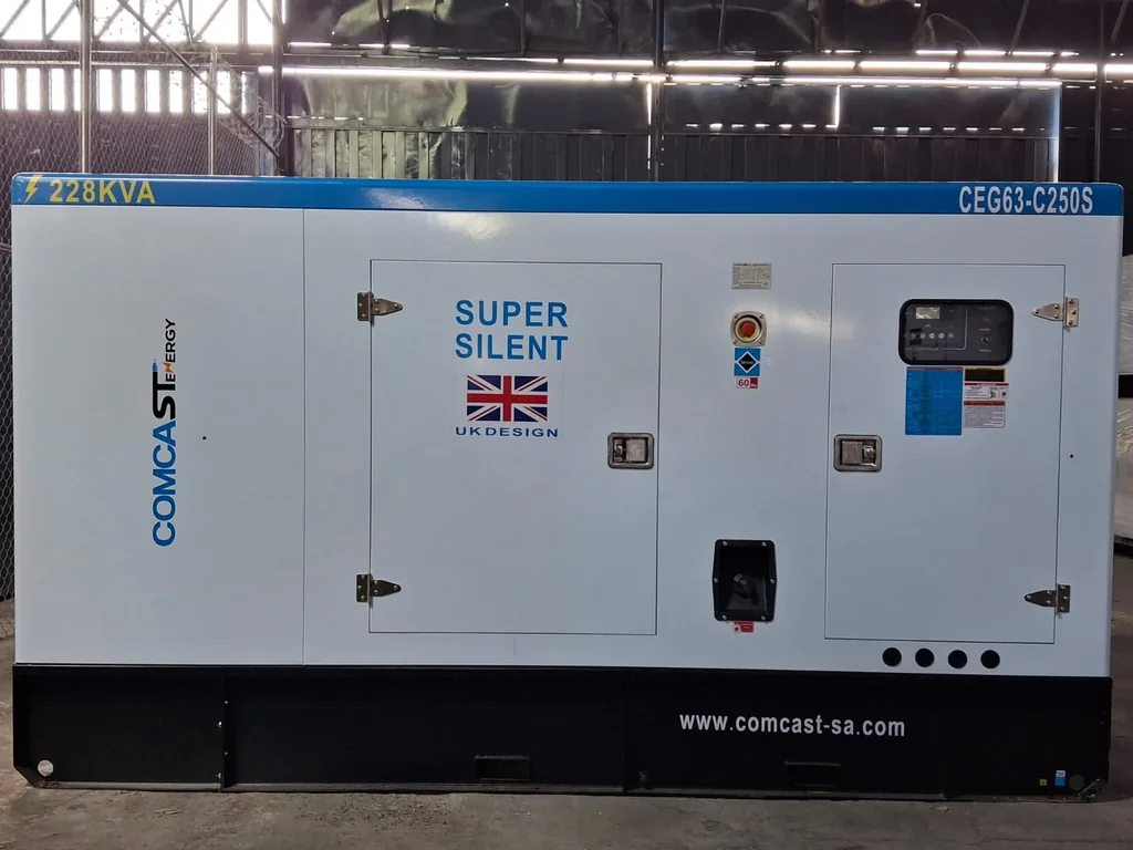 Planta 200 kW Super Silent, lado de control