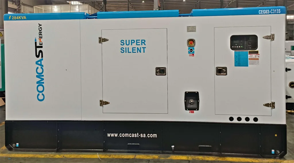 Planta Super Silent, vista del lado de control