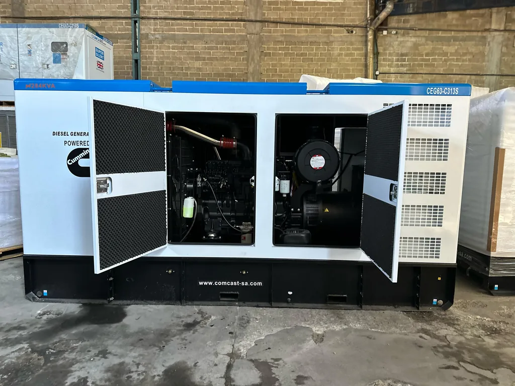 Planta Super Silent con todas las puertas abiertas en almacén nuevo