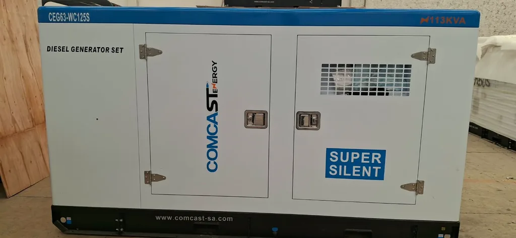 Planta 100 kW Weichai, lado de servicio, modelo CEG63-WC125S de 100 kW