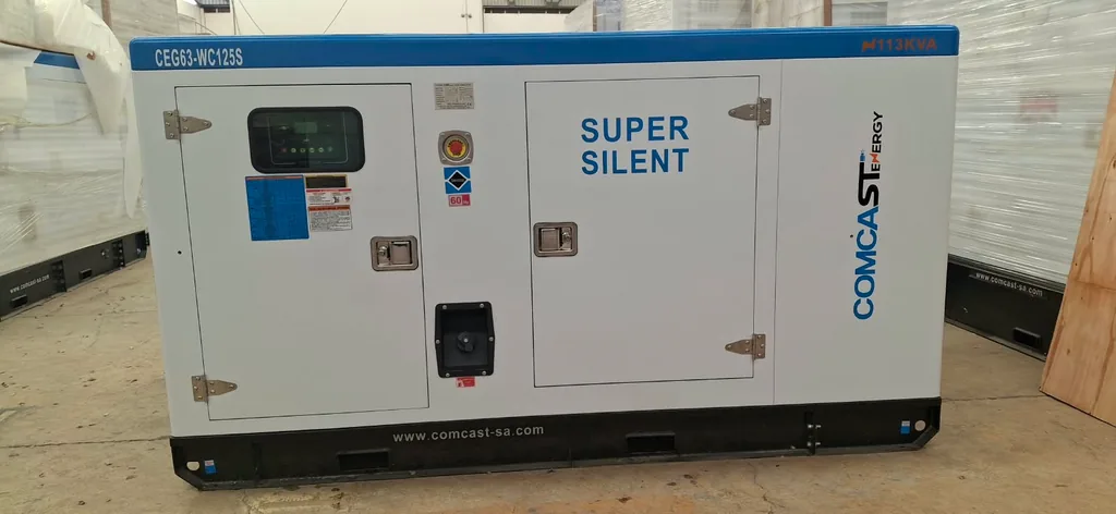 Planta 100 kW Weichai Super Silent, lado de control