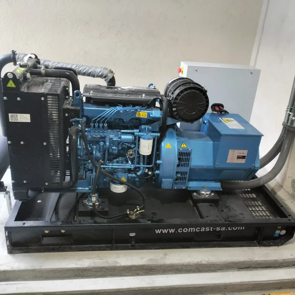 Planta tipo abierto instalada sobre base